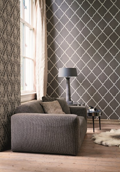 tapete wohnzimmer braun:Vlies Tapete Rauten Muster braun beige Karo Caro Kariert textil optik tapete wohnzimmer braun:Vlies Tapete Rauten Muster braun beige Karo Caro Kariert textil optik